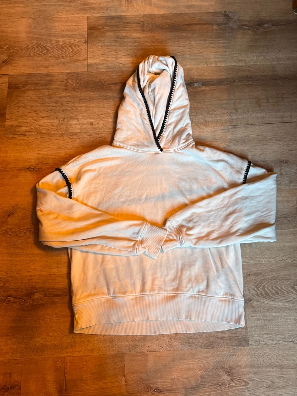 American Eagle Hooded Sweatshirt with Black Trim